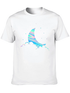 Dreamy Moon Graphic Tee - Black Cotton Blend