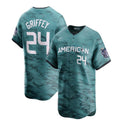 #24 Ken Griffey Jr. American League 2023 All-Star Game Limited Player Jersey - Teal Baseball Jerseys
