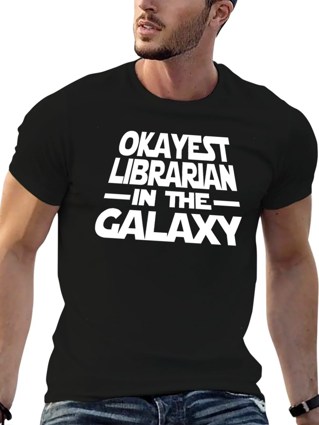Okayest Librarian in the Galaxy T-Shirt