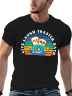 Live Laugh Toaster Bath T-Shirt