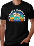 Live Laugh Toaster Bath T-Shirt