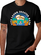Live Laugh Toaster Bath T-Shirt
