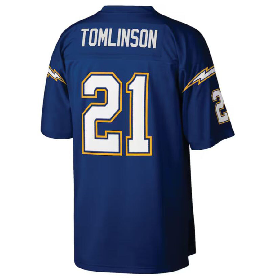 #21 LaDainian Tomlinson Player LA.Chargers  Navy Retired Legacy Replica Football Jerseys