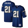 #21 LaDainian Tomlinson Player LA.Chargers  Navy Retired Legacy Replica Football Jerseys