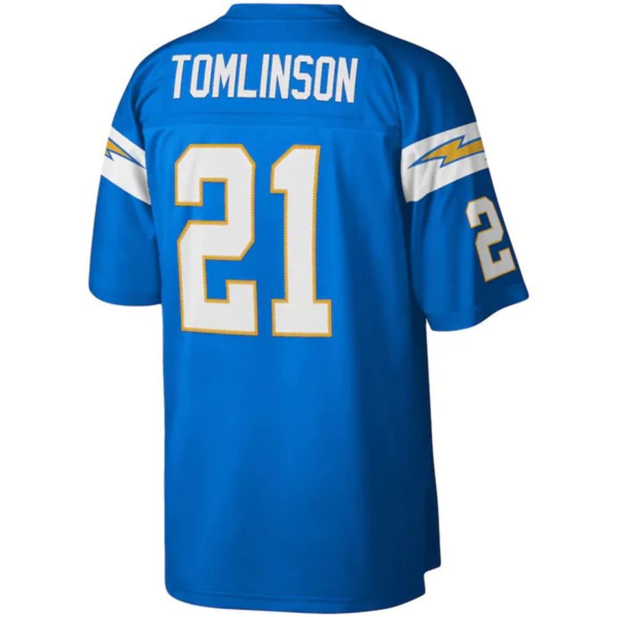 #21 LaDainian Tomlinson Player LA.Chargers  Powder Blue Legacy Replica Football Jerseys