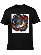 Cosmic Sphere Graphic T-Shirt - Modern Art Tee