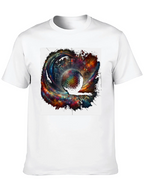 Cosmic Sphere Graphic T-Shirt - Modern Art Tee