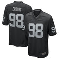 #98 Maxx Crosby Player LV.Raiders Black Game Football Jerseys