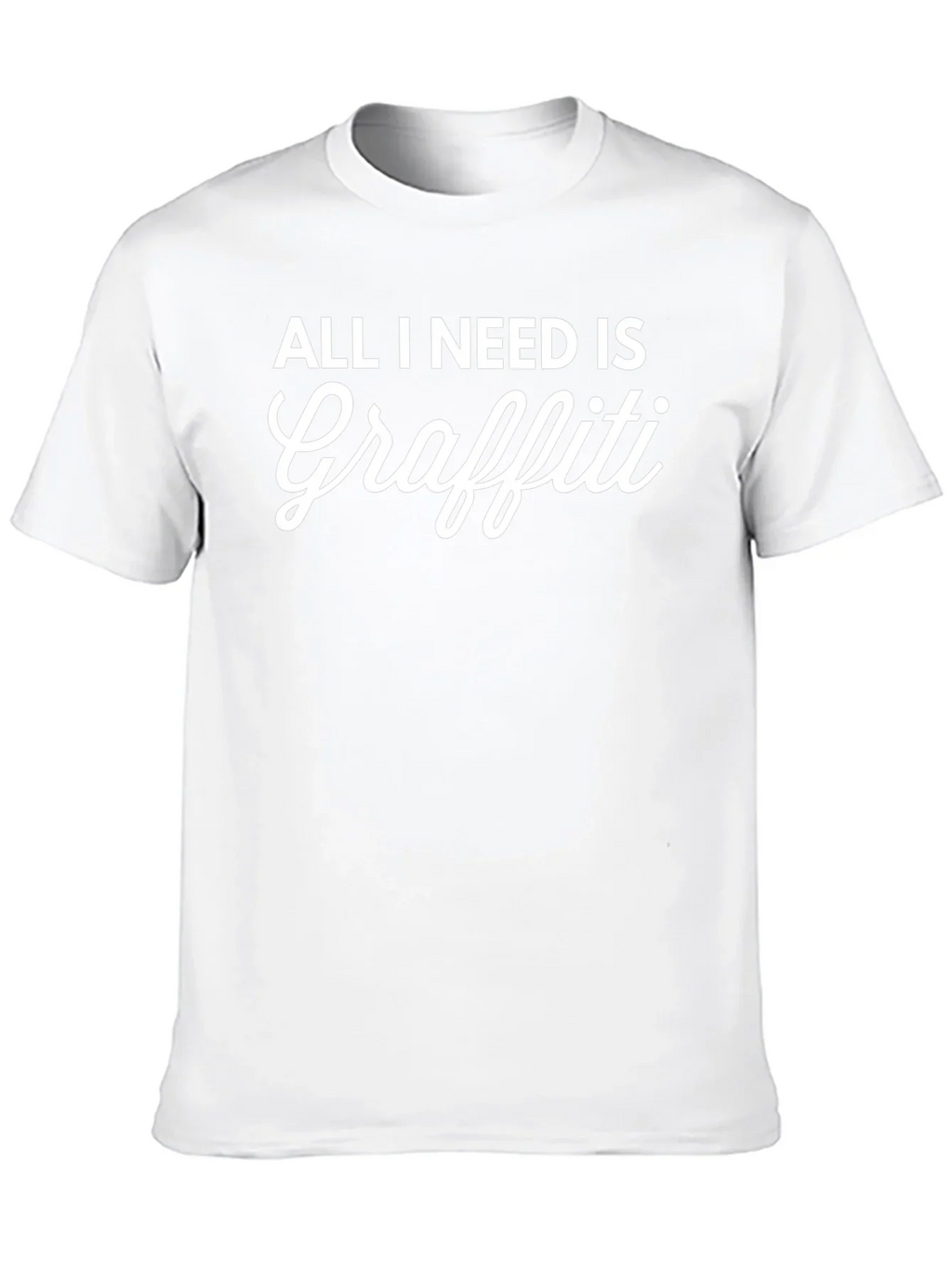 All I Need Is Graffiti Black T-Shirt