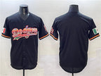 Los Angeles Dodgers Blank Black Mexico Limited Stitched Baseball Jersey