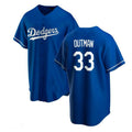 Los Angeles Dodgers #33 James Outman Royal Alternate Replica Custom Jersey Baseball Jerseys