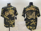 Los Angeles Dodgers #34 Fernando Valenzuela camo Authentic Collection Stitched Baseball Jersey