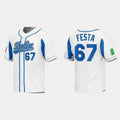 #67 MATT FESTA ITALY BASEBALL 2023 WORLD BASEBALL CLASSIC JERSEY ¨C WHITE Stitches Baseball Jerseys