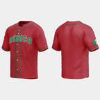 MEXICO BASEBALL 2023 WORLD BASEBALL CLASSIC JERSEY ¨C RED Stitches Baseball Jerseys