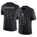 MN.Vikings #10 Fran Tarkenton Player Limited Black Impact Game Football Jerseys