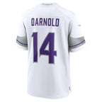 MN.Vikings #14 Sam Darnold Player White Game Player Stitched American Football Jerseys