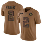 MN.Vikings #2 Isaiah Rodgers Player Brown Salute To Service Limited Football Jerseys