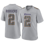 MN.Vikings #2 Isaiah Rodgers Player Gray Fashion Suture Football Jerseys