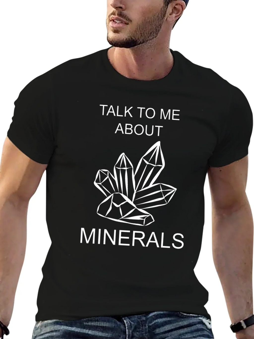 Talk To Me About Minerals T-Shirt - Black