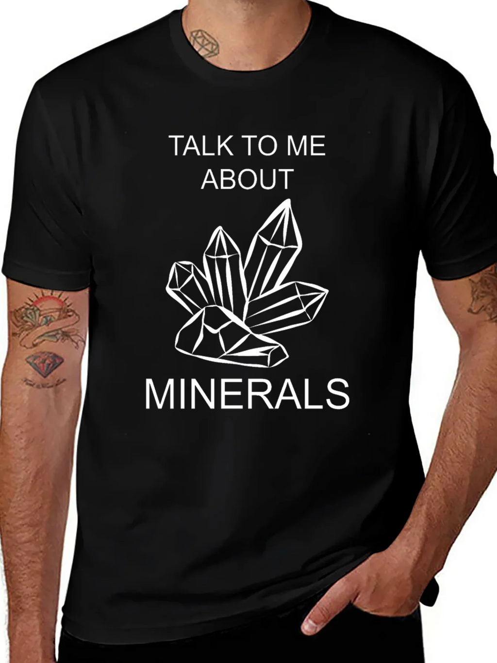 Talk To Me About Minerals T-Shirt - Black