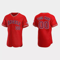 Custom Los Angeles Angels Red Authentic 2020 Alternate Custom Jersey Stitched Baseball Jerseys