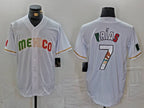 Mexico Baseball #7 Julio Urias 2023 White World Classic Stitched Baseball Jerseys