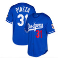 Los Angeles Dodgers #31 Mike Piazza  Cooperstown Collection Mesh Batting Practice Jersey - Royal Baseball Jerseys