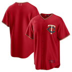 Minnesota Twins Red Alternate Replica Team Jersey Baseball Jerseys