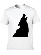 Black Wolf Silhouette T-Shirt