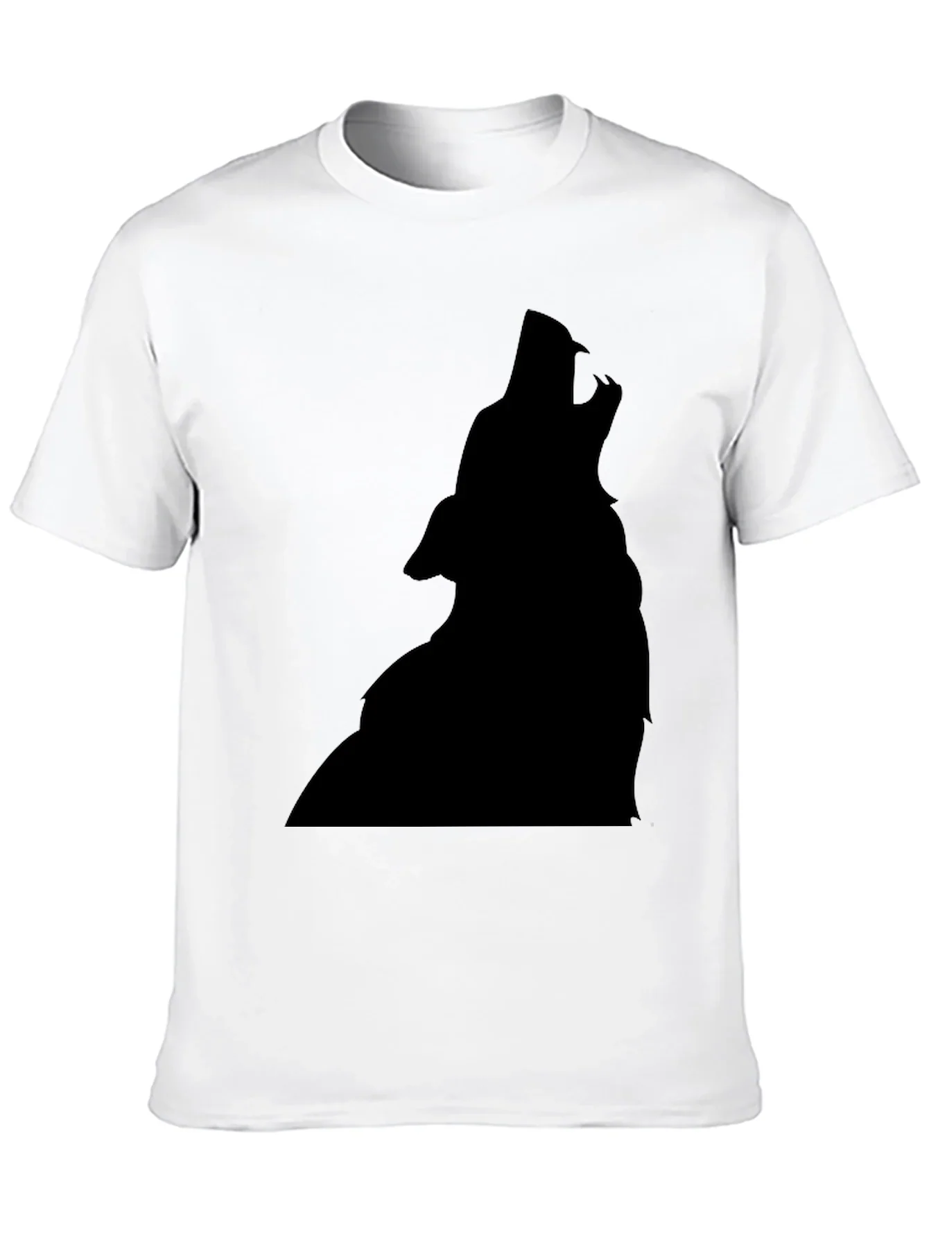 Black Wolf Silhouette T-Shirt