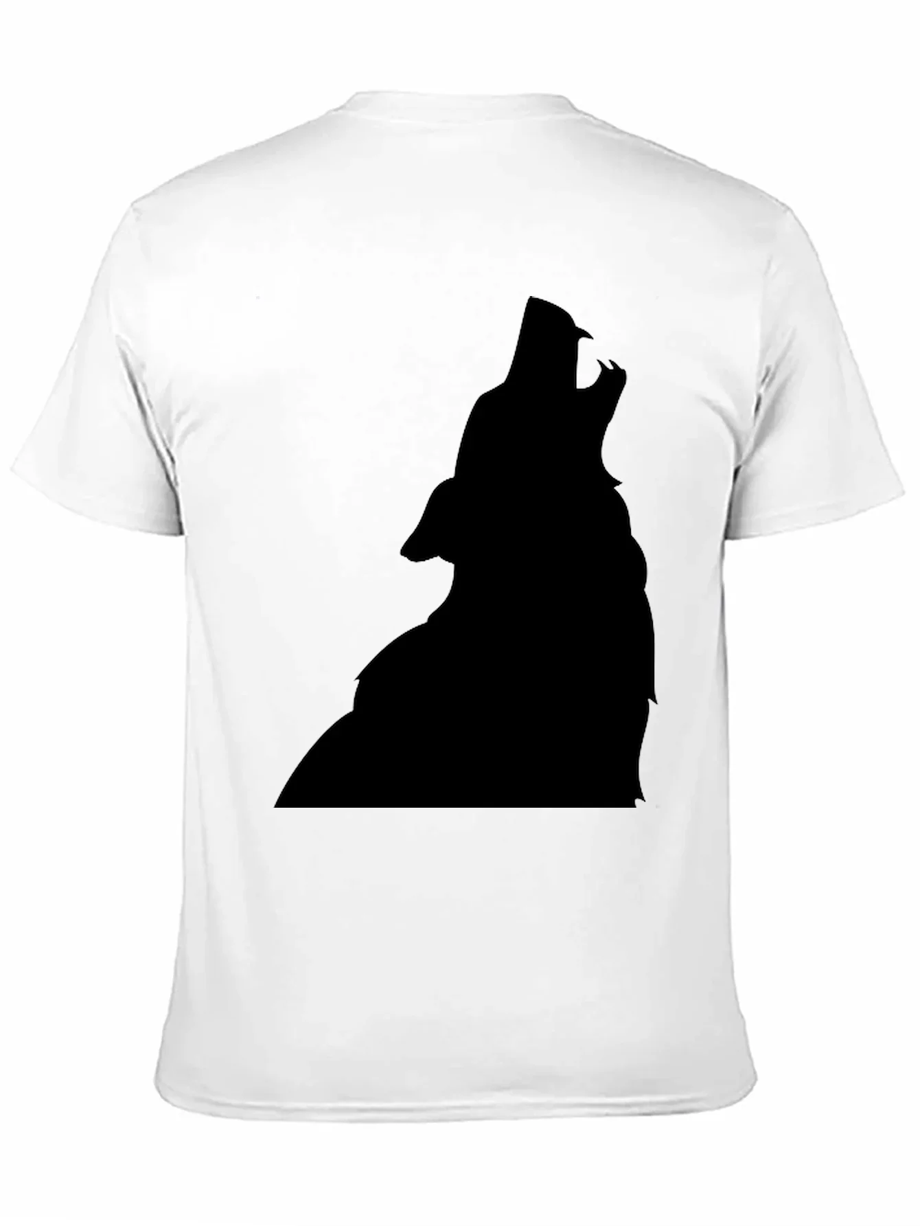 Black Wolf Silhouette T-Shirt