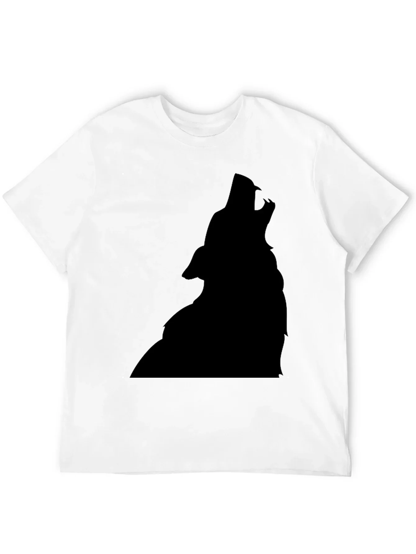 Black Wolf Silhouette T-Shirt