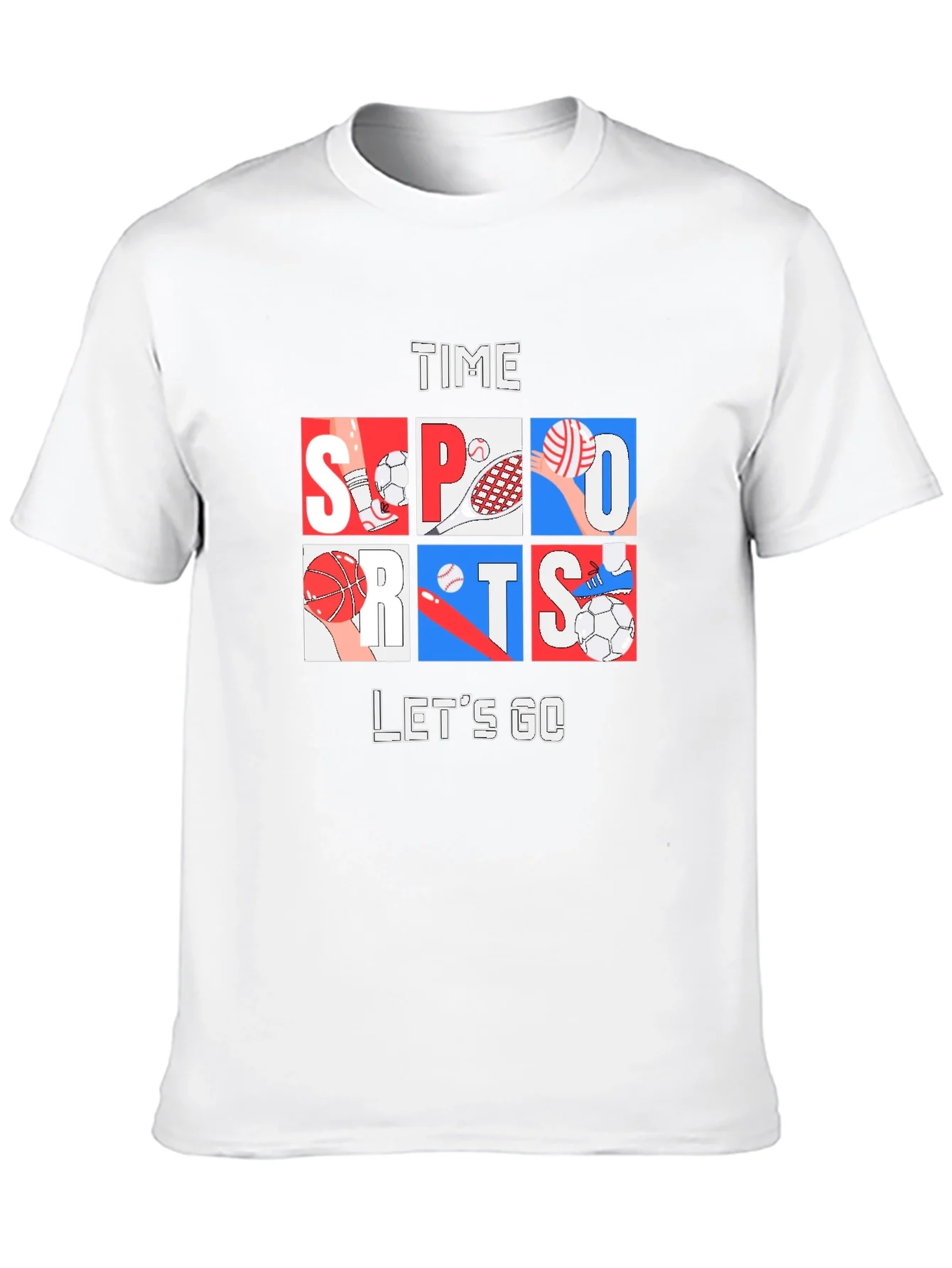 Time for Sports Graphic Tee - Black