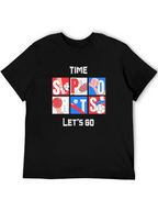 Time for Sports Graphic Tee - Black