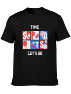 Time for Sports Graphic Tee - Black