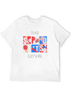 Time for Sports Graphic Tee - Black