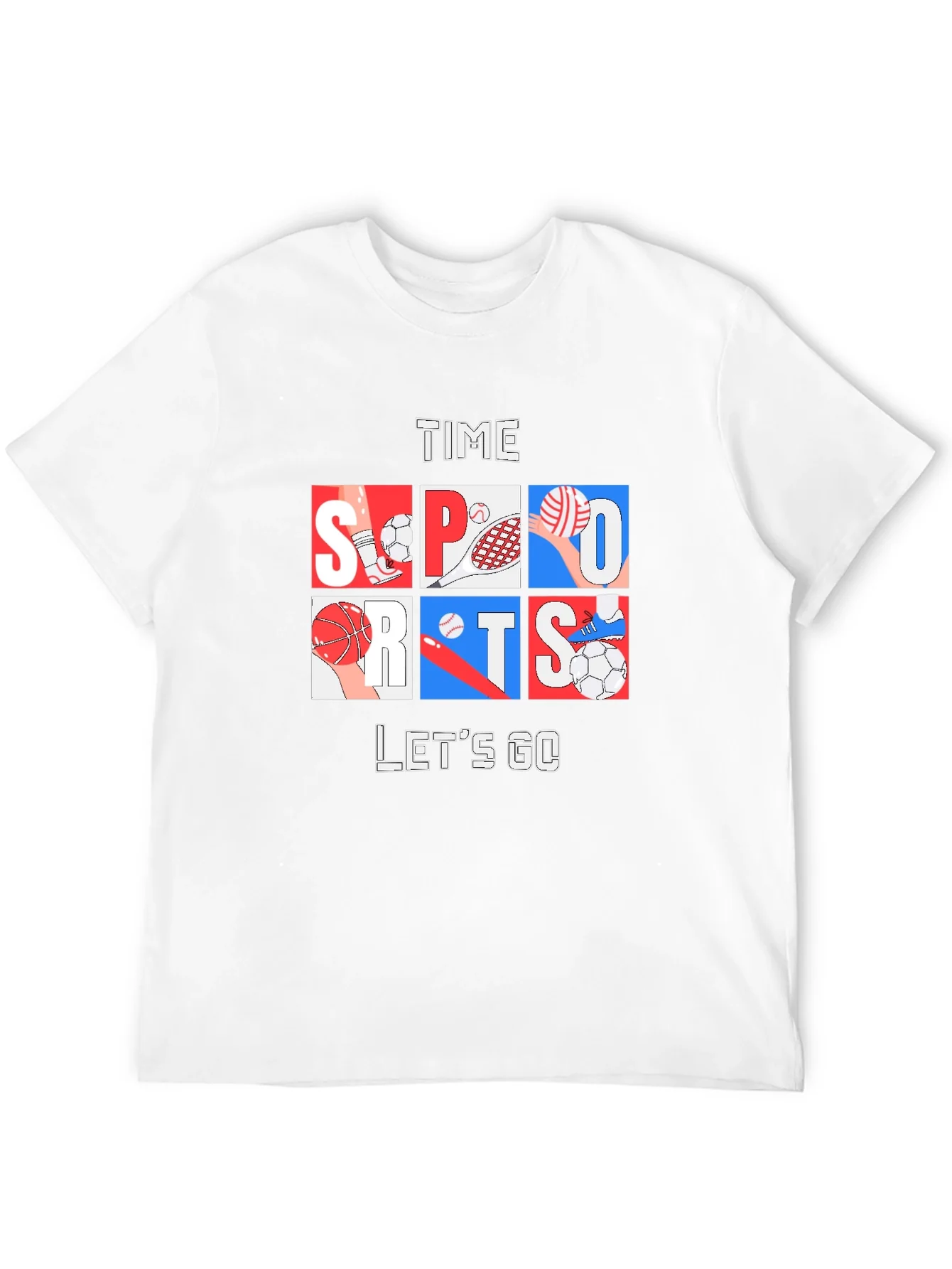 Time for Sports Graphic Tee - Black