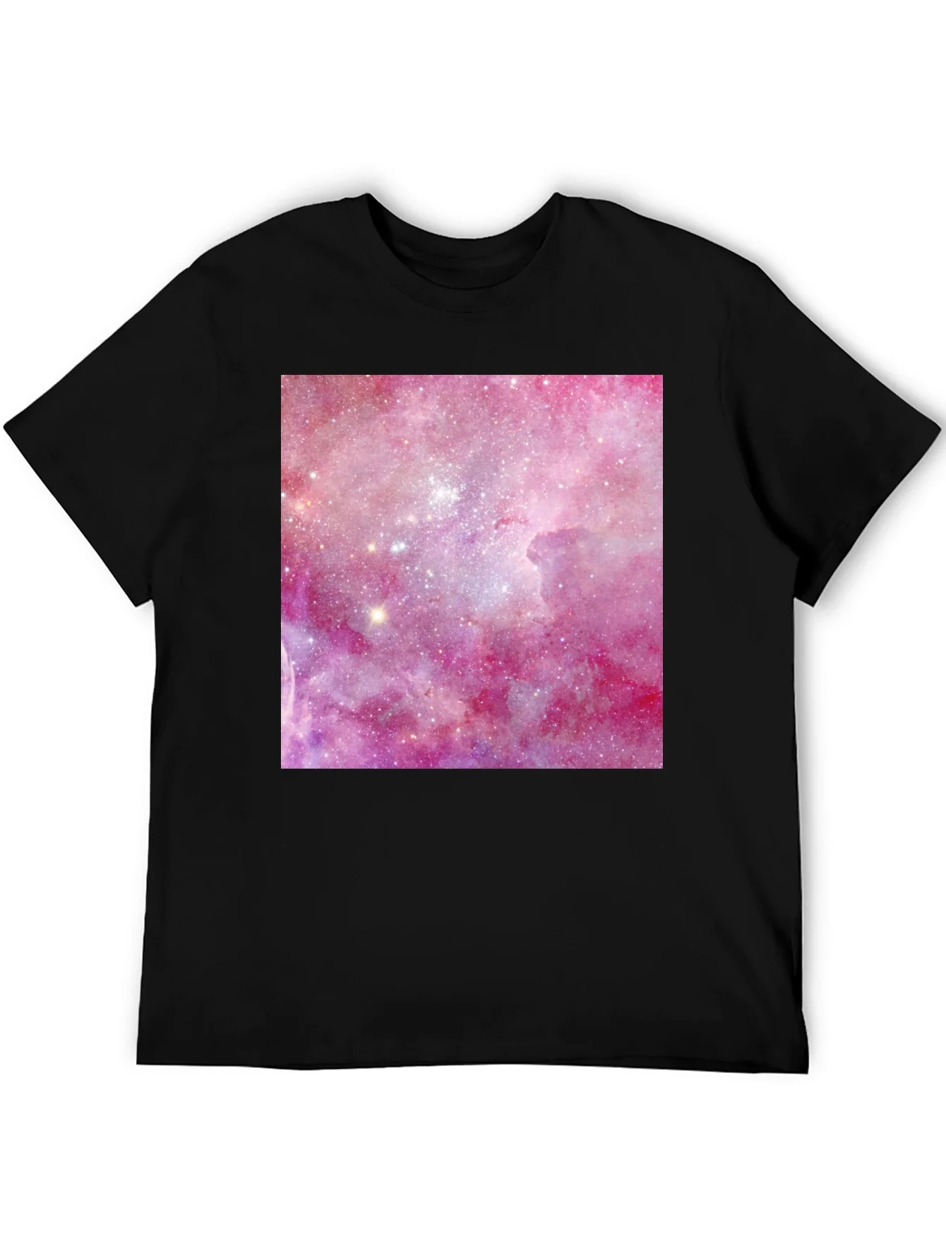 Galaxy Print Black T-Shirt - Stylish & Unique!
