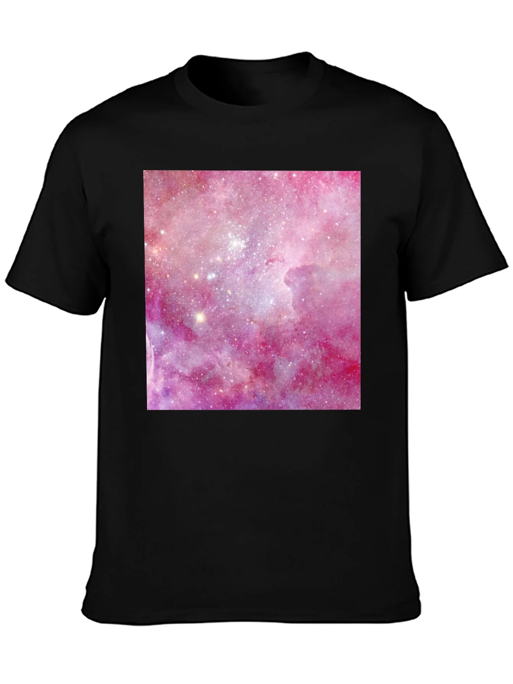 Galaxy Print Black T-Shirt - Stylish & Unique!