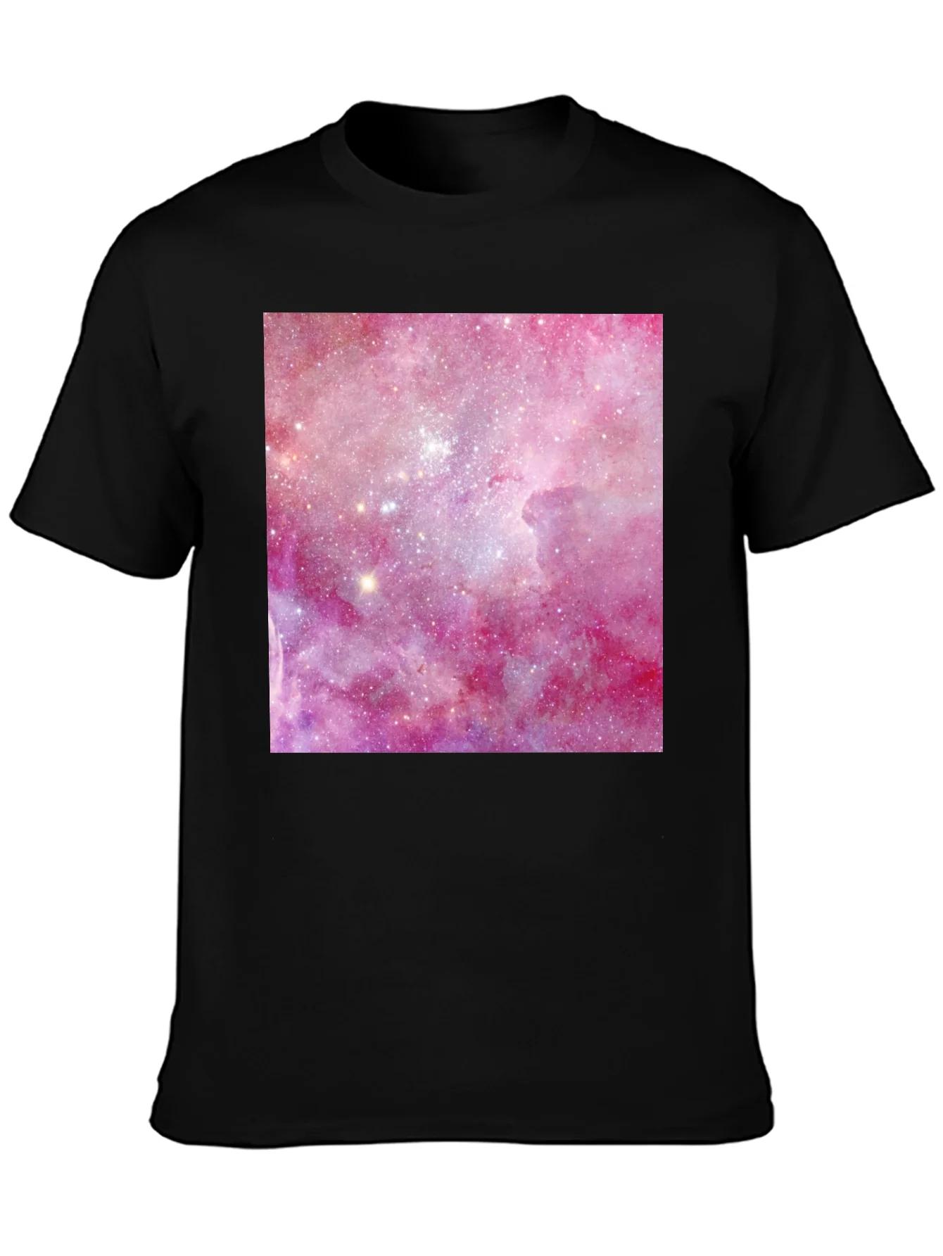 Galaxy Print Black T-Shirt - Stylish & Unique!