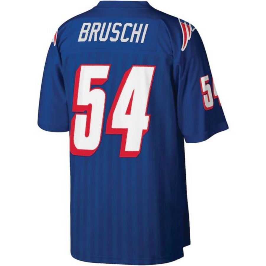 NE.Patriots #54 Tedy Bruschi Player  Royal Legacy Replica Football Jerseys