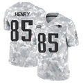 NE.Patriots #85 Hunter Henry Player Arctic Camo Salute to Service Limited Foothball Jerseys