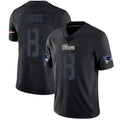 NE.Patriots #8 Stefon Diggs Player Limited Black Impact Football Jerseys