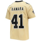 NO.Saints #41 Alvin Kamara Gold Inverted Team Player Game Football Jerseys