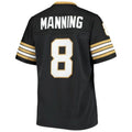NO.Saints #8 Archie Manning Player  Black 1979 Legacy Replica Jersey Stitched American Football Jersey