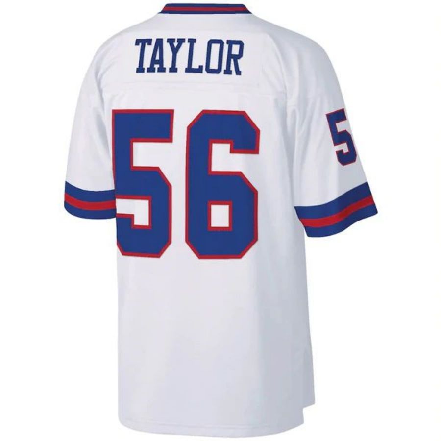 NY.Giants #56 Lawrence Taylor Player  White Legacy Replica Football Jerseys