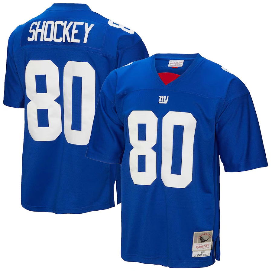 NY.Giants #80 Jeremy Shockey Player  Royal Legacy Football Jerseys