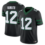 #12 Joe Namath Player NY.Jets Black Vapor F.U.S.E. Limited Football Jerseys