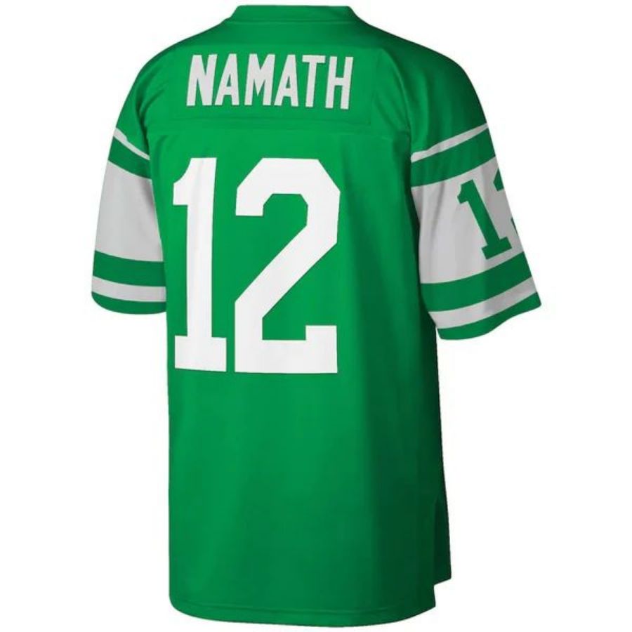 NY.Jets #12 Joe Namath Player  Kelly Green Legacy Replica Jersey Stitched American Football Jerseys