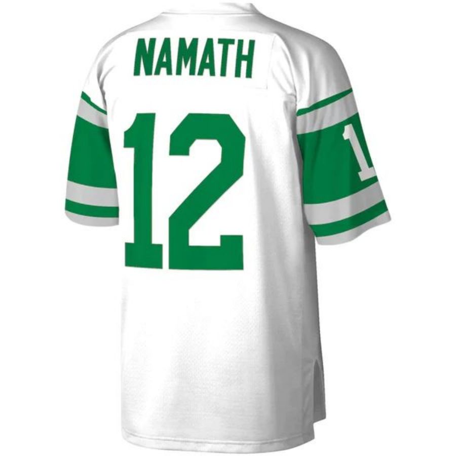 NY.Jets #12 Joe Namath  White Retired Player Legacy Replica Jersey Stitched American Football Jerseys